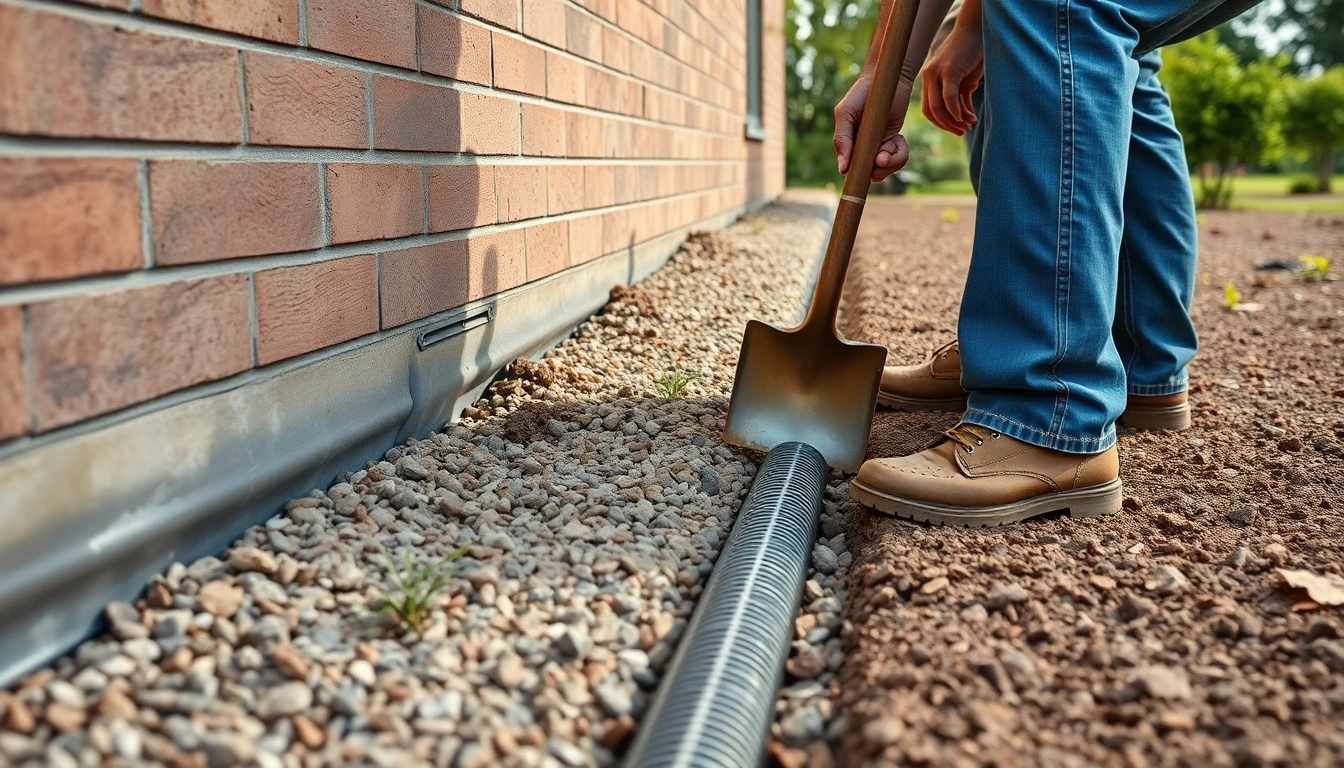 French Drain Installation